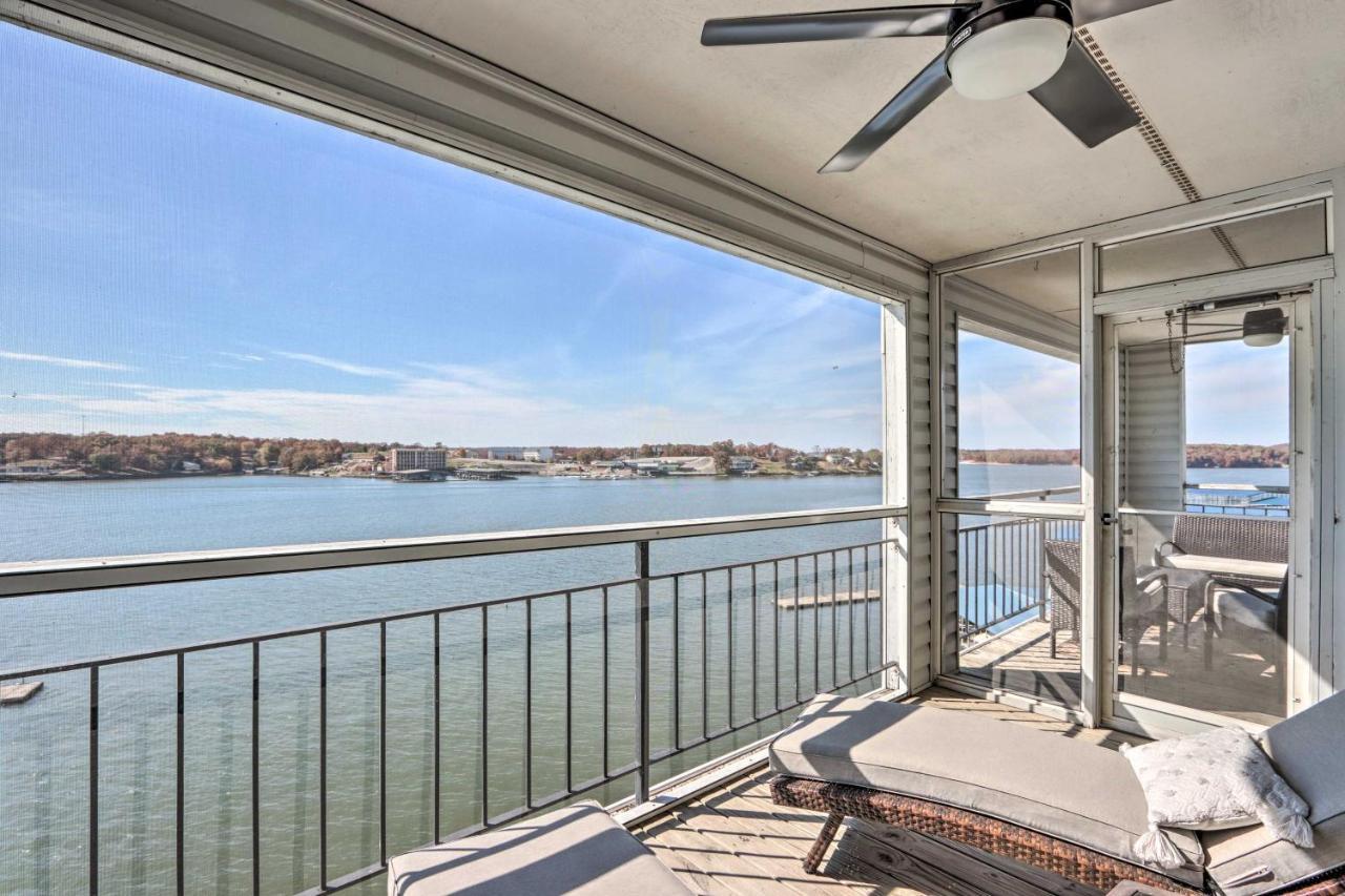 Sunny Osage Beach With Balcony And Lakefront View 外观 照片