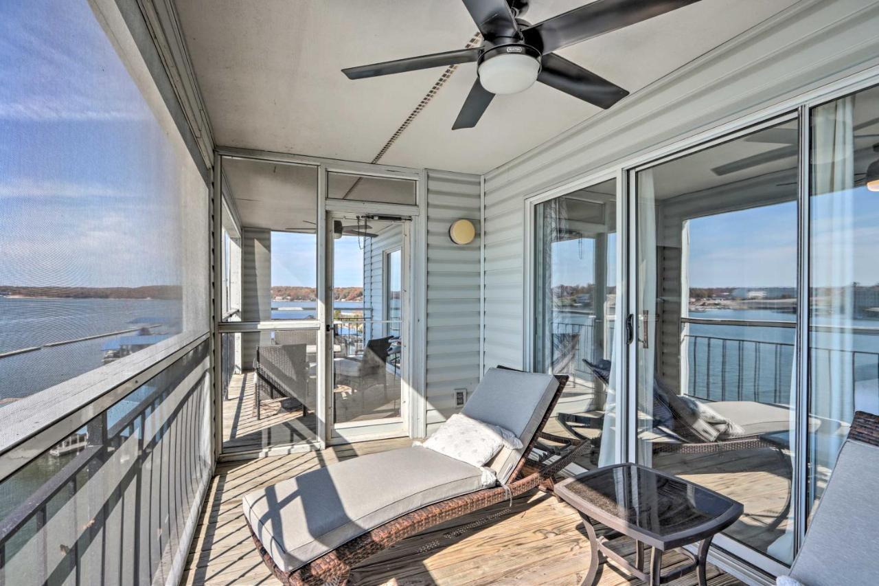 Sunny Osage Beach With Balcony And Lakefront View 外观 照片